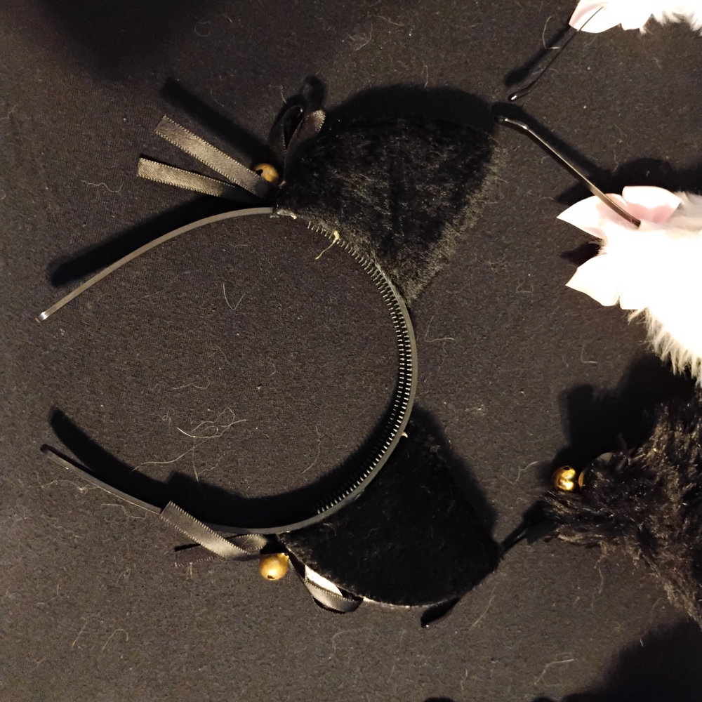 Chic Black Furry Headband